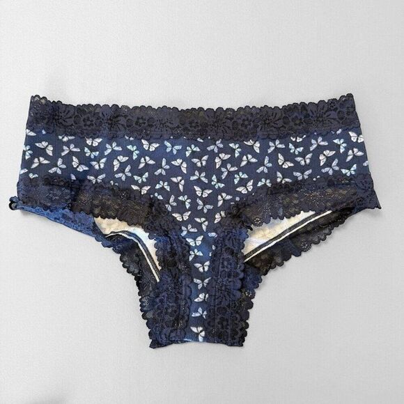 Victoria's Secret PINK Cheeky Lace Panties Womens Medium M LOT OF 4 VS Panty - Picture 3 of 8